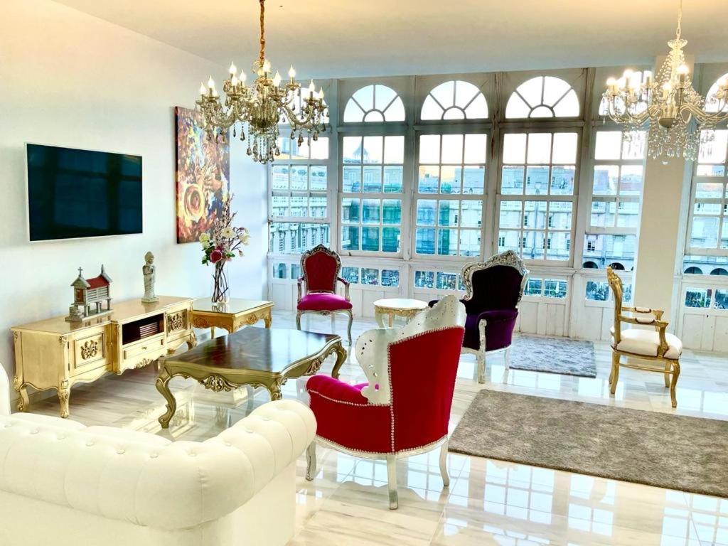 Апартаменты Apartamento Maria Pita Ла-Корунья Экстерьер фото